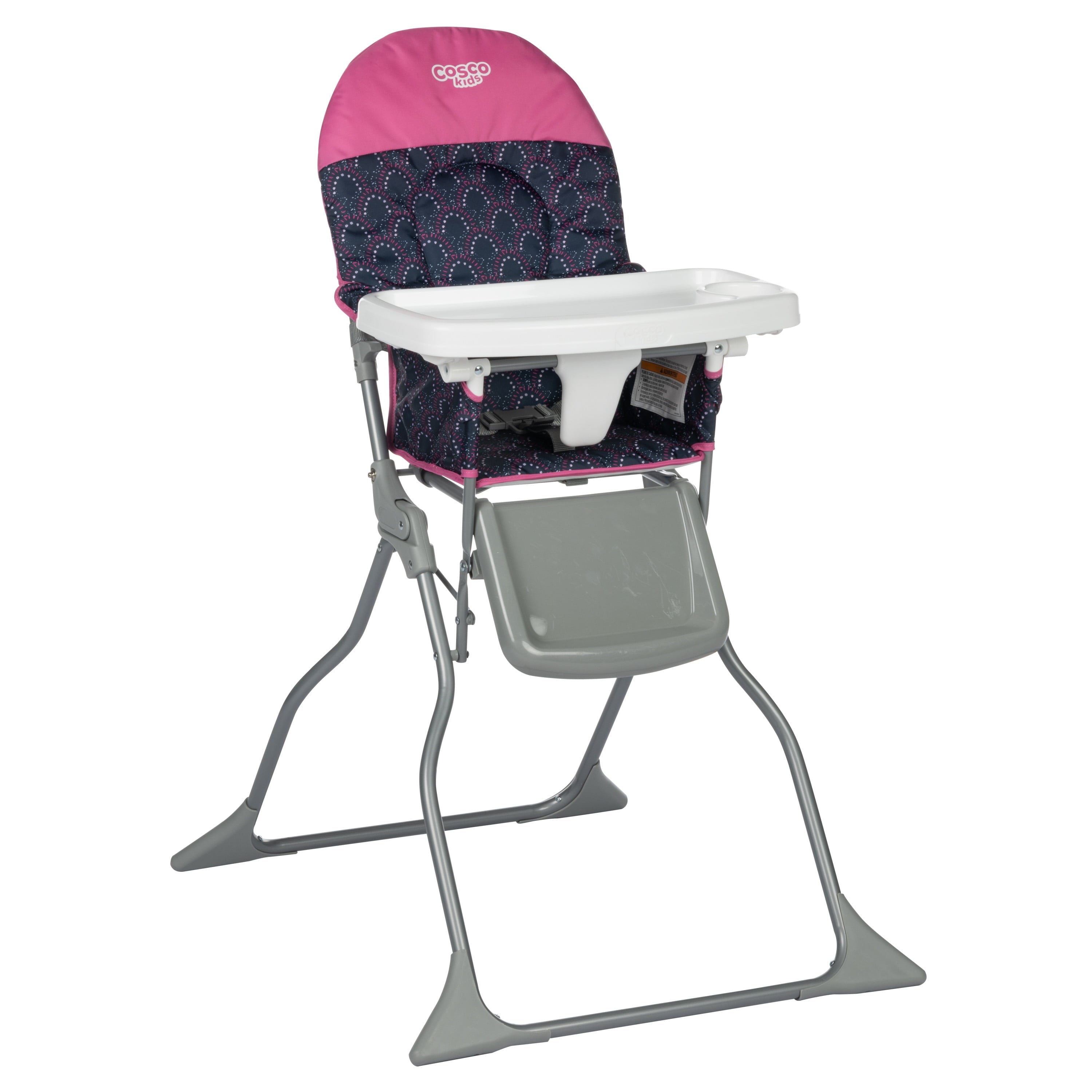 Simple Fold High Chair, Pink