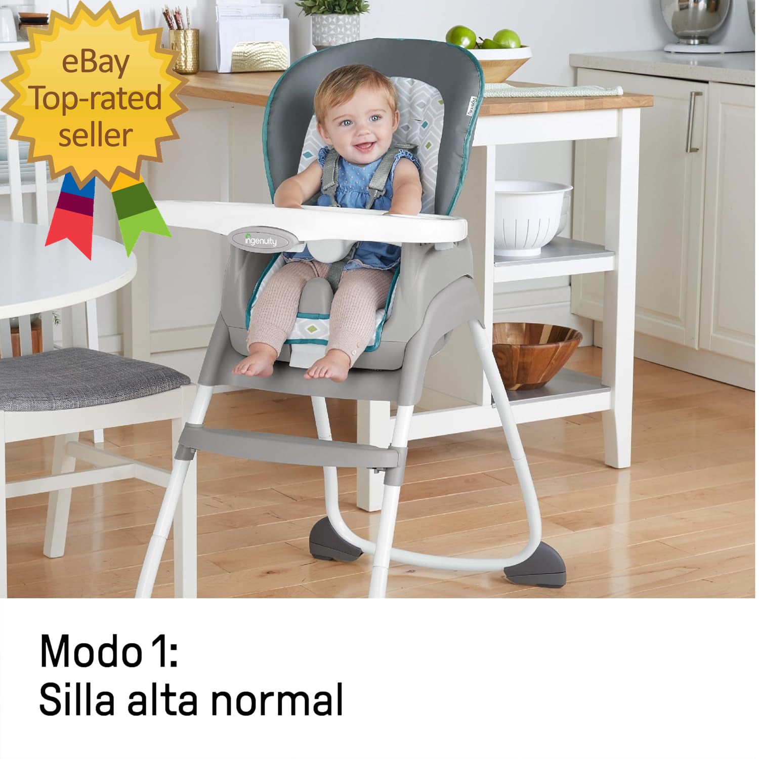 Trio 3-In-1 High Chair Nash Toddler Chair and Booster