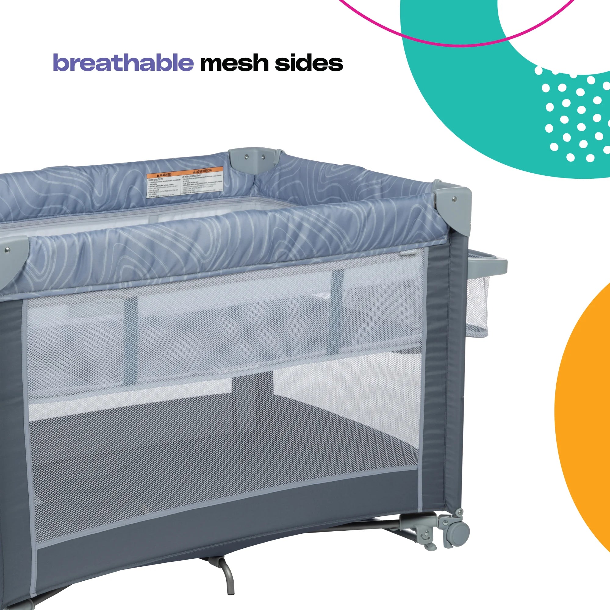 Rocking Bassinet with Play Yard DLX