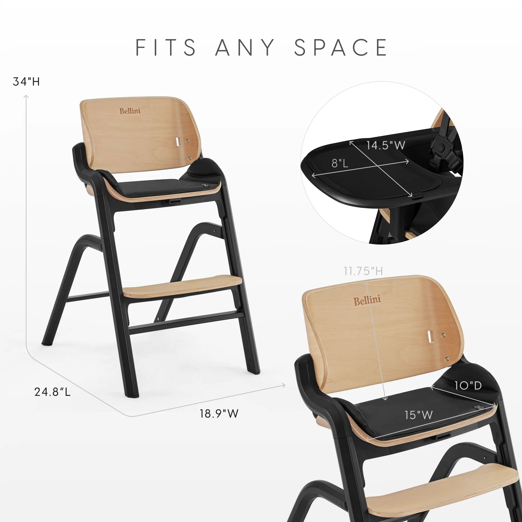 Parma 3-In-1 High Chair