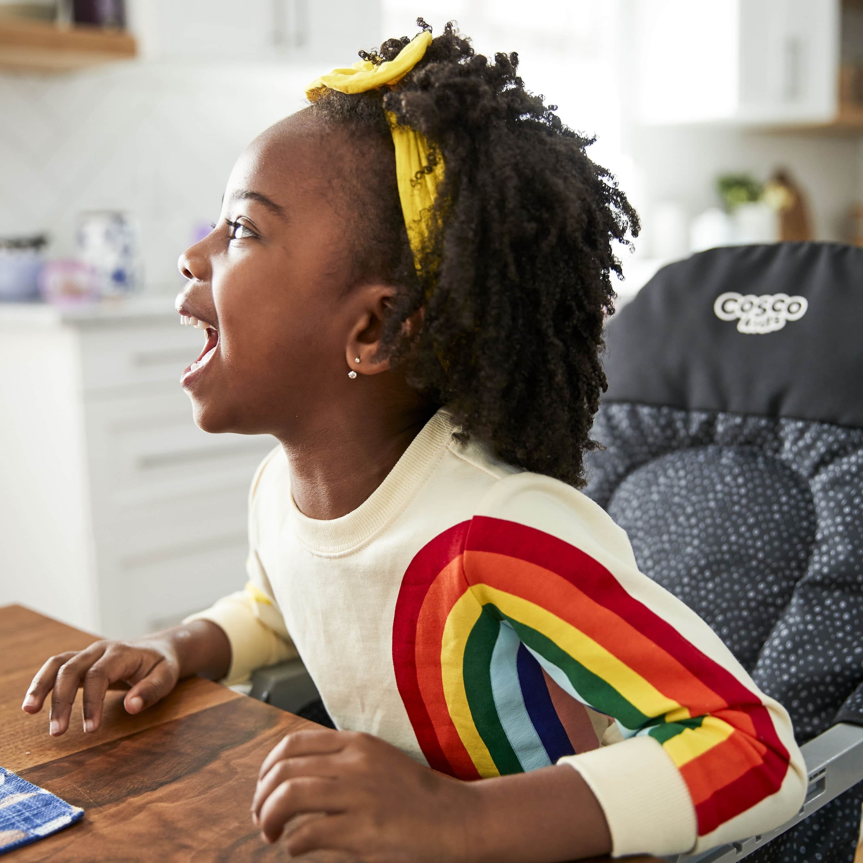 Simple Fold High Chair, Pink