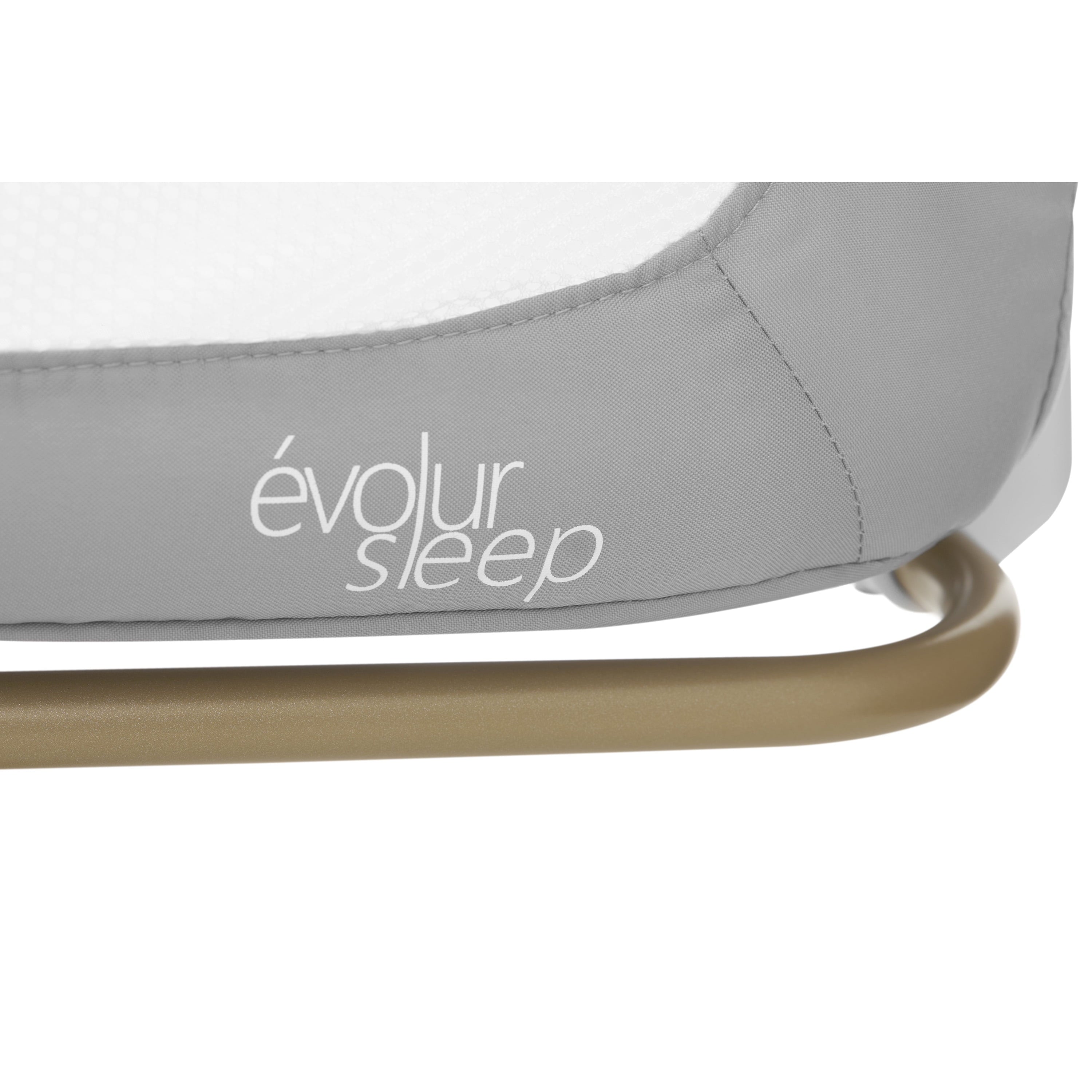 Orabelle Bedside Bassinet and Sleeper for Baby in Gray, Easy to Fold and Carry