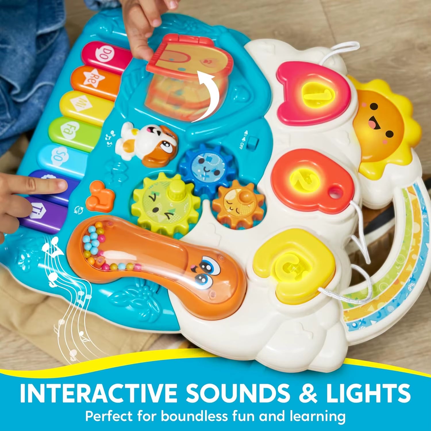 Baby Learning Walker 2 in 1 Sit to Stand Learning Toys for Baby Toys 6-12 Months Educational Present Push Walker Gift